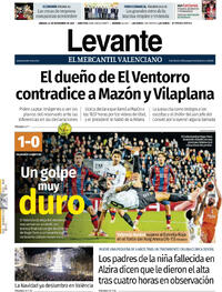 Portada Levante 2025-11-22
