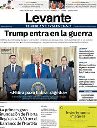 Portada periódico Levante