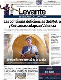 Portada Levante 2025-09-23