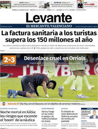 Portada Levante 2025-08-24