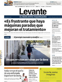 Portada Levante 2025-11-24