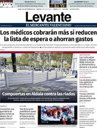 Portada Levante 2025-09-25