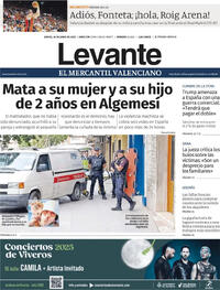 Portada Levante 2025-06-26