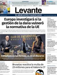 Portada Levante 2025-09-26