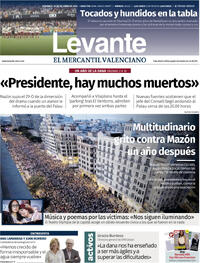 Portada Levante 2025-10-26