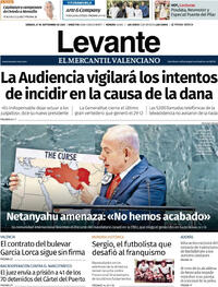 Portada Levante 2025-09-27