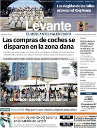 Portada Levante 2025-09-28