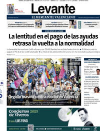 Portada Levante 2025-06-29