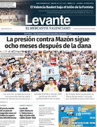 Portada periódico Levante