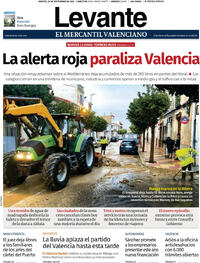 Portada Levante 2025-09-30
