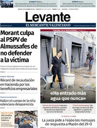 Portada Levante 2025-12-30