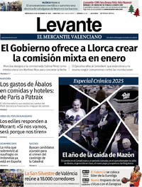 Portada Levante 2025-12-31