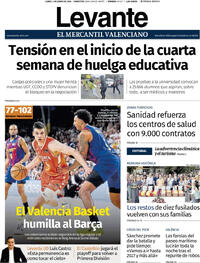 Portada Levante 2026-06-01