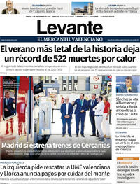 Portada Levante 2026-09-01
