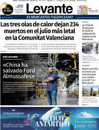 Portada Levante 2026-08-02