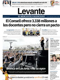 Portada Levante 2026-06-06