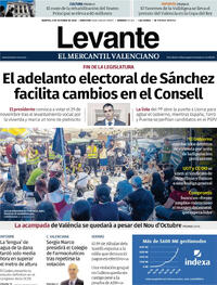 Portada Levante 2026-10-06