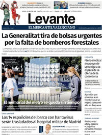 Portada Levante 2026-05-07