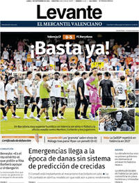 Portada Levante 2026-09-07