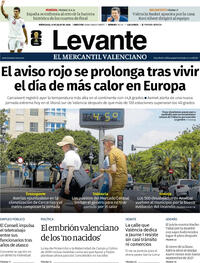Portada Levante 2026-07-08
