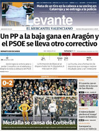 Portada Levante 2026-02-09