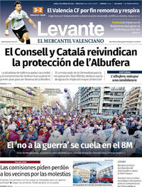 Portada Levante 2026-03-09