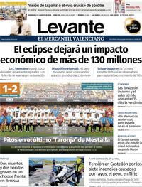 Portada Levante 2026-08-09