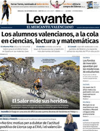 Portada Levante 2026-09-09