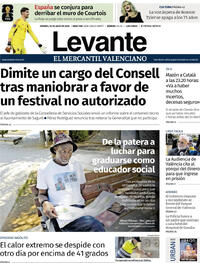 Portada Levante 2026-07-10