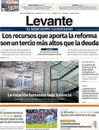 Portada Levante 2026-01-12