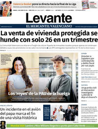 Portada Levante 2026-06-13