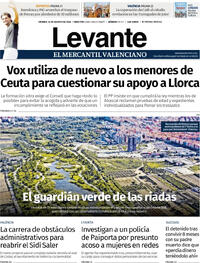 Portada Levante 2026-08-14