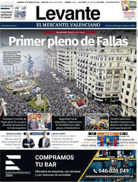 Portada Levante 2026-03-15