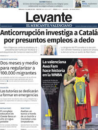 Portada Levante 2026-04-15