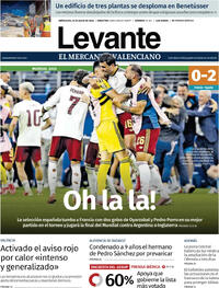 Portada Levante 2026-07-15