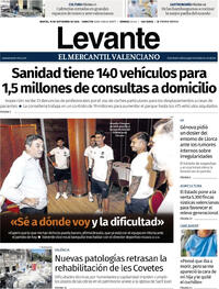 Portada Levante 2026-09-15