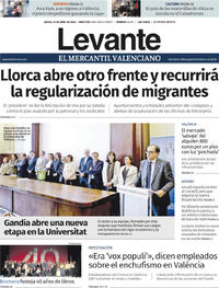 Portada Levante 2026-04-16