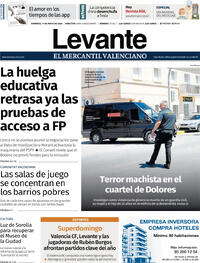 Portada Levante 2026-05-17