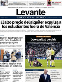Portada Levante 2026-01-18