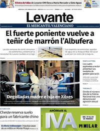 Portada Levante 2026-02-18