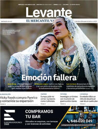 Portada Levante 2026-03-18