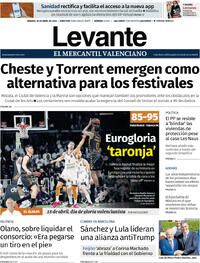 Portada Levante 2026-04-18