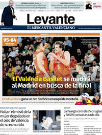 Portada Levante 2026-02-20