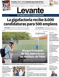 Portada Levante 2026-06-20