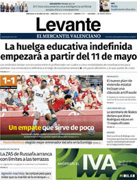 Portada Levante 2026-04-22