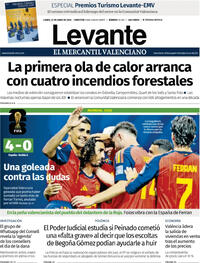 Portada Levante 2026-06-22