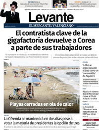 Portada Levante 2026-07-22