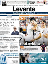 Portada Levante 2026-05-24
