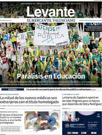 Portada Levante 2026-05-25