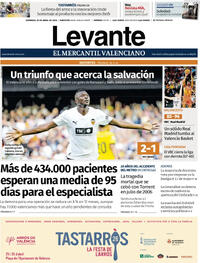 Portada Levante 2026-04-26